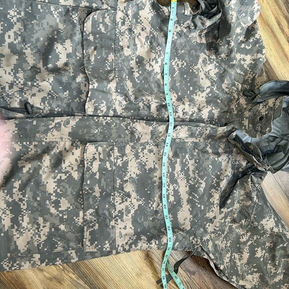 Camouflage Military Parka Jacket Camo Coat Nylon Hooded Cold Weather Medium - Picture 10 of 13